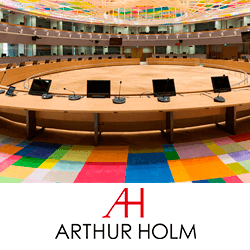 Мониторы AH2 от Arthur Holm установлены в новой штаб-квартире Совета Европейского Союза в Брюсселе