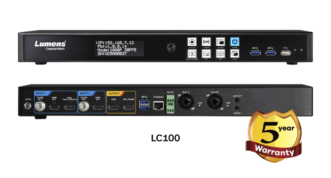 ISE2022: Новый 2-канальный процессор для записи и трансляции от Lumens