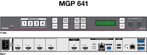 Процессор MGP 641 - чертеж