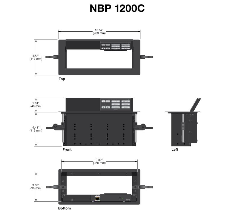 Чертеж NBP 1200C