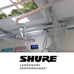 Применение микрофонного массива Shure MXA910 в медицинской сфере